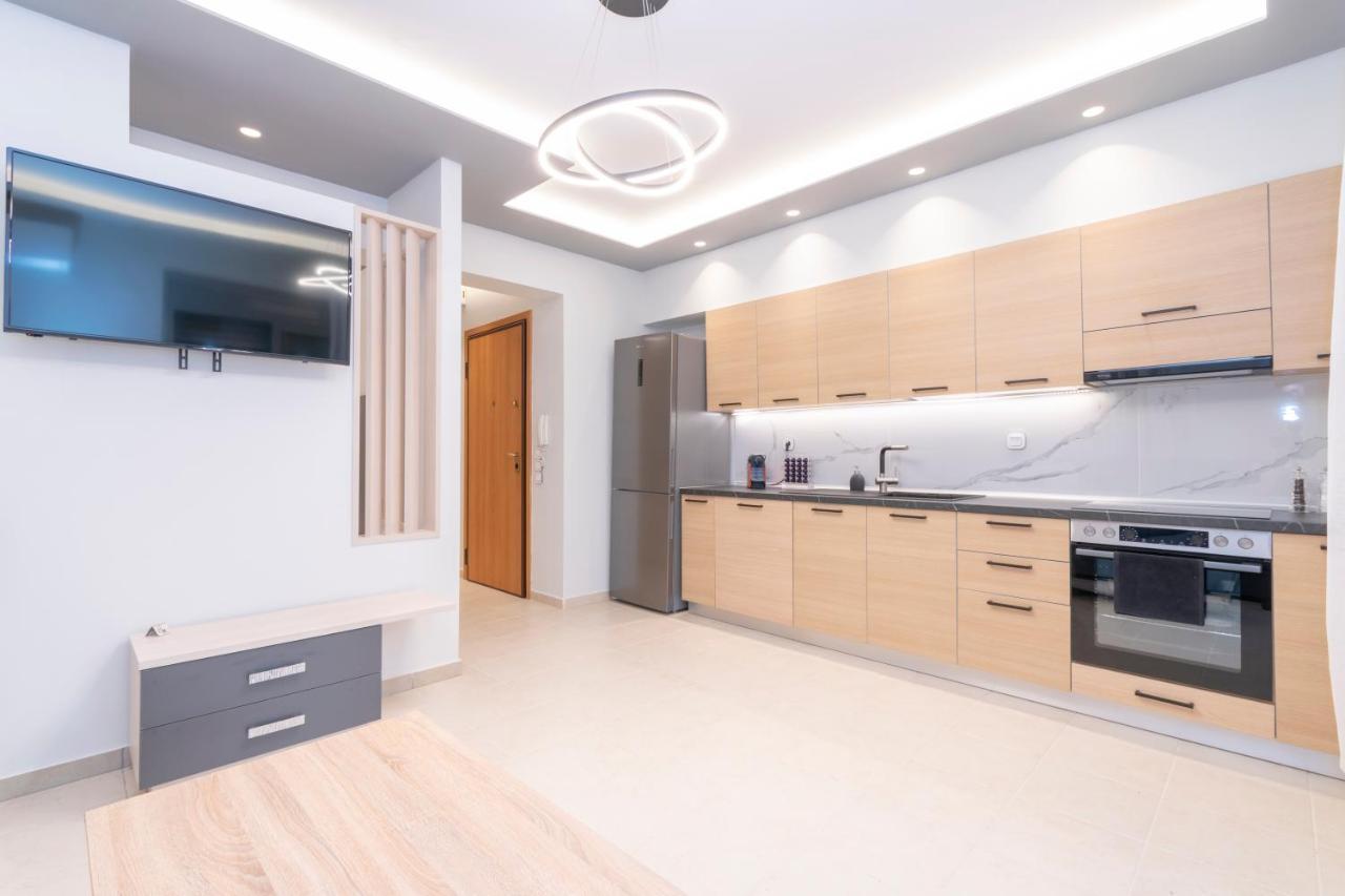 Sithoniars Luxury Ground Floor Apartment With Private Garden Неос-Мармарас Экстерьер фото