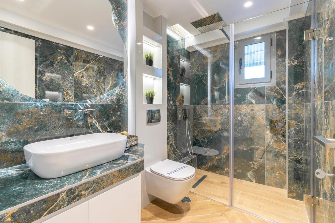 Sithoniars Luxury Ground Floor Apartment With Private Garden Неос-Мармарас Экстерьер фото