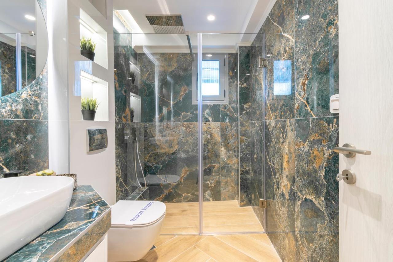 Sithoniars Luxury Ground Floor Apartment With Private Garden Неос-Мармарас Экстерьер фото