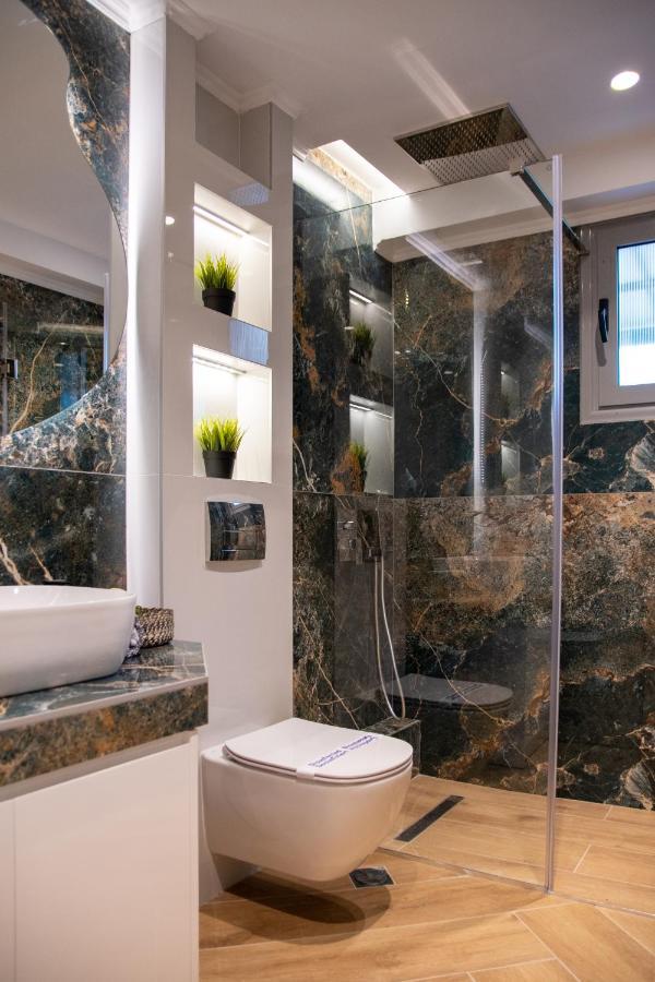 Sithoniars Luxury Ground Floor Apartment With Private Garden Неос-Мармарас Экстерьер фото