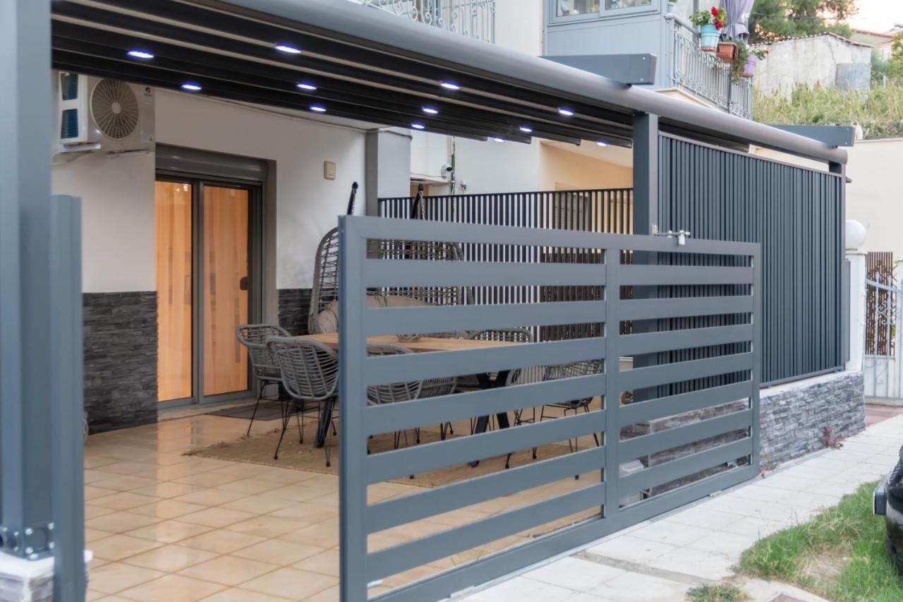 Sithoniars Luxury Ground Floor Apartment With Private Garden Неос-Мармарас Экстерьер фото